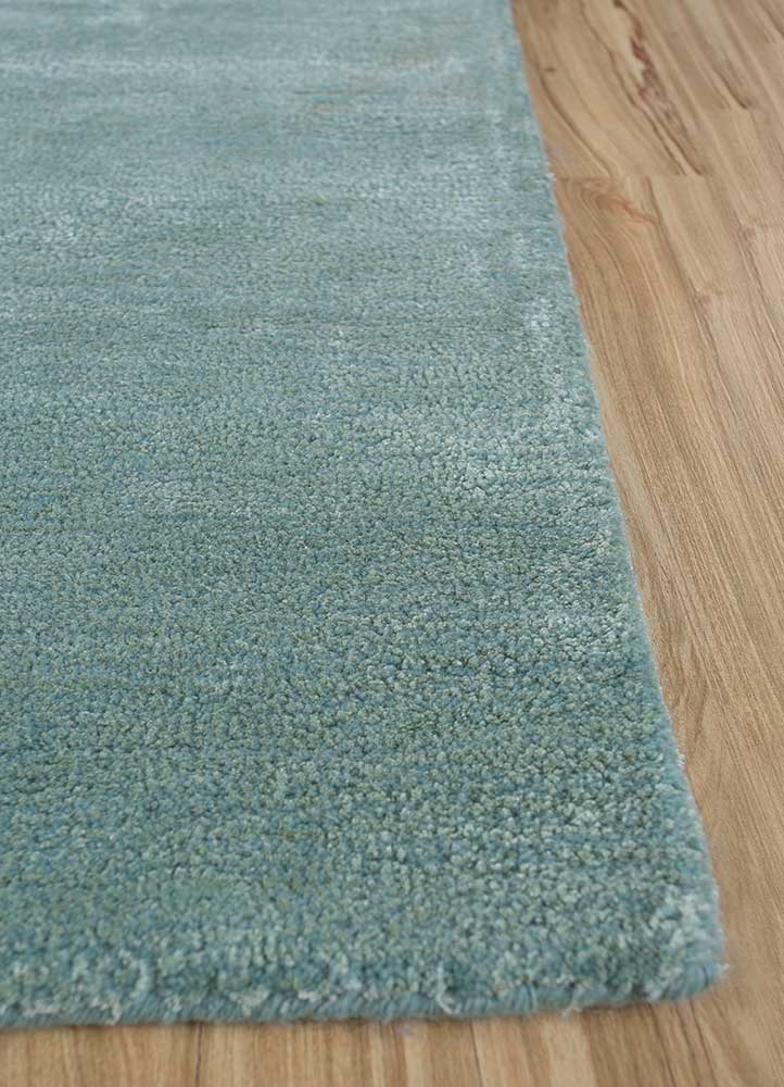 light turquoise/milky blue hand tufted Rugs