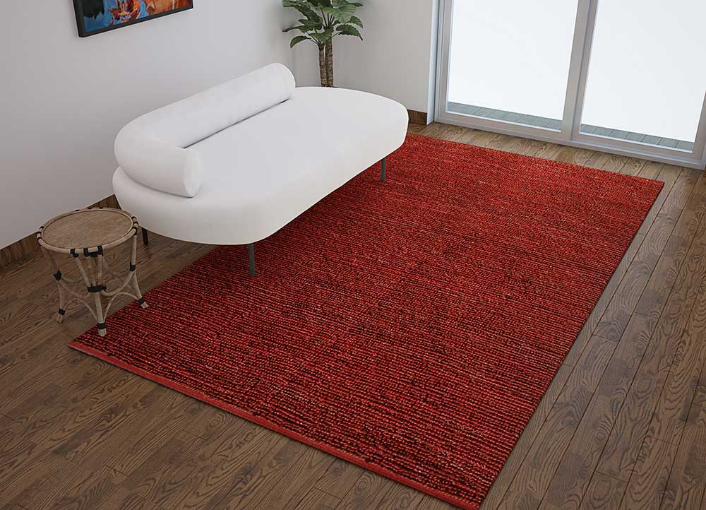 ribbon red flat weaves Rugs