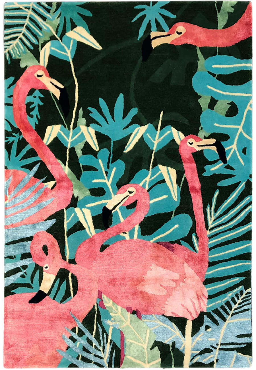 Flamingo Hand-Tufted Kids Rug