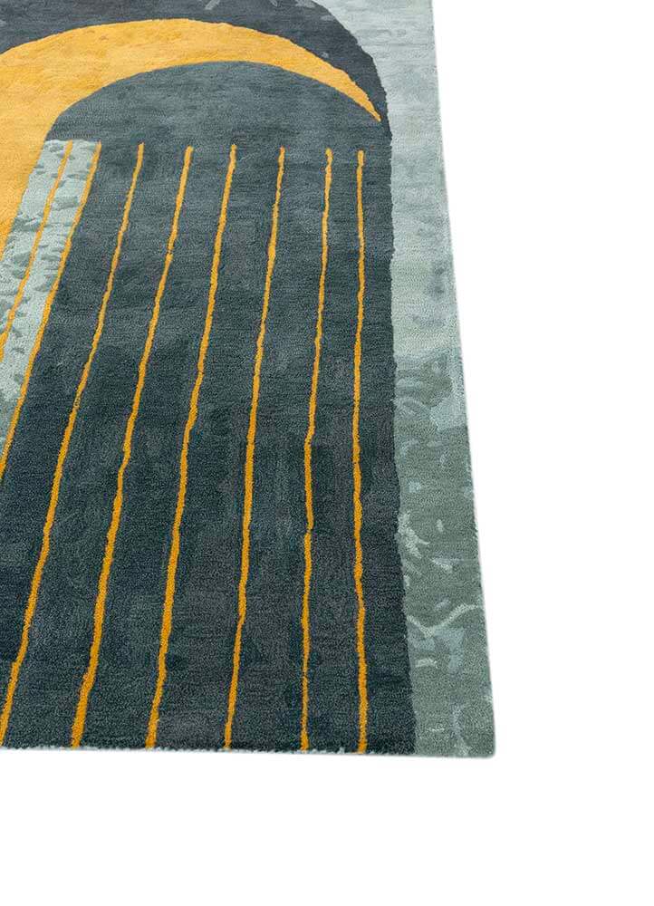 Soft Sesame & Golden Apricot Hand-Tufted Rug