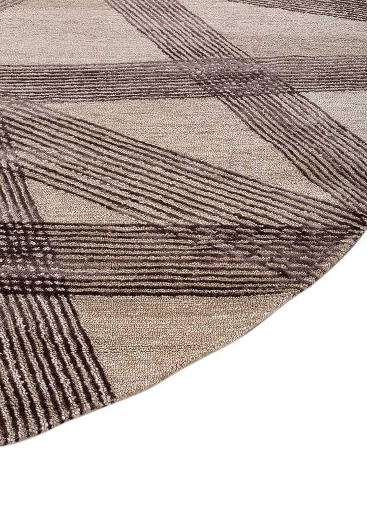 Smoked Brown Reverie hand tufted Rug