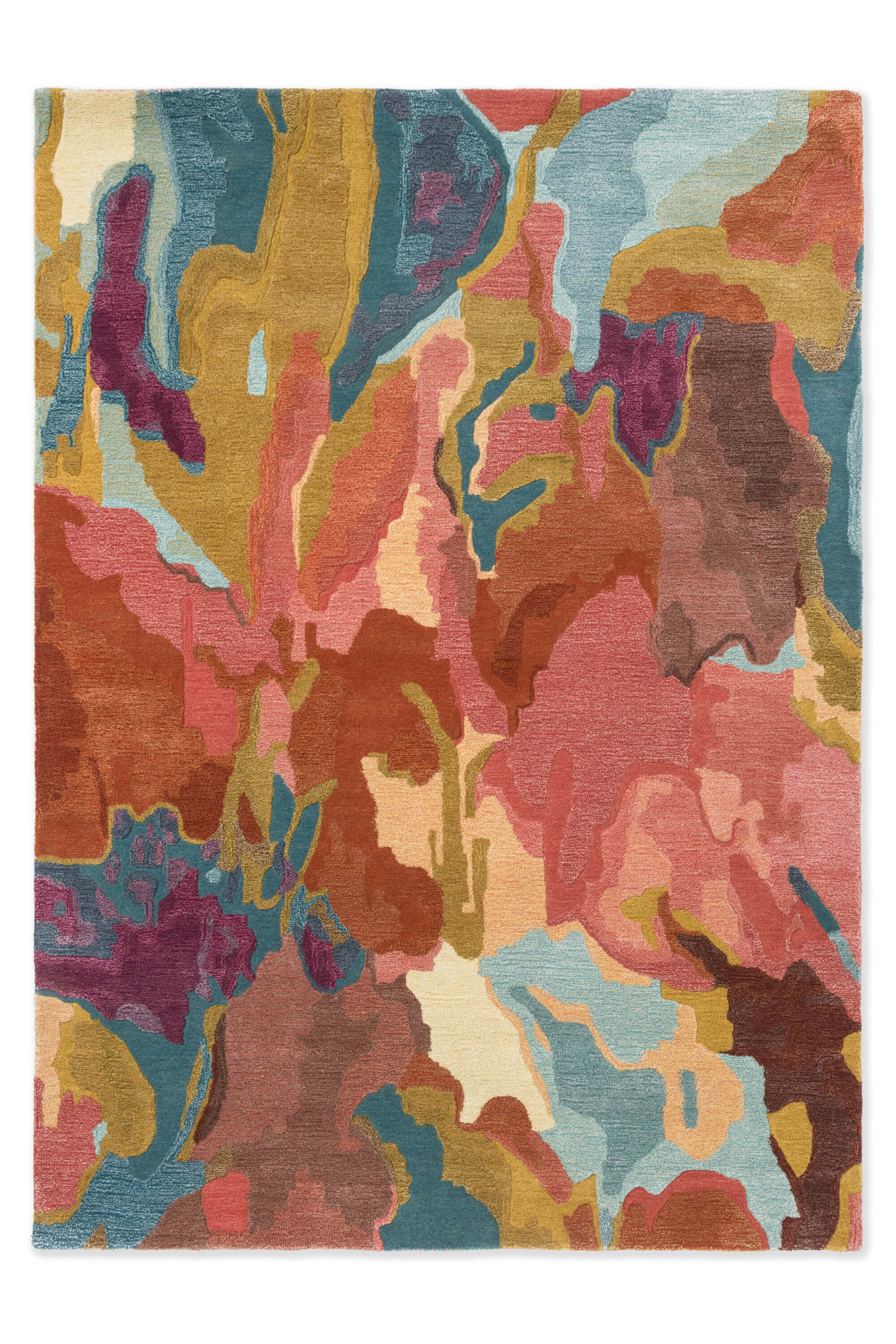 Rosewood/Huckleberry Hand-Tufted Rug