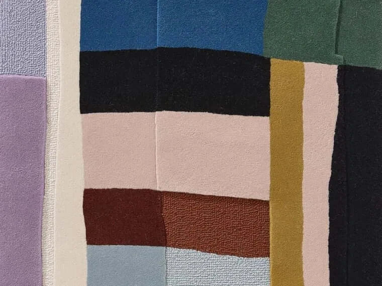 Chromatic Stride Hand-Tufted Rug