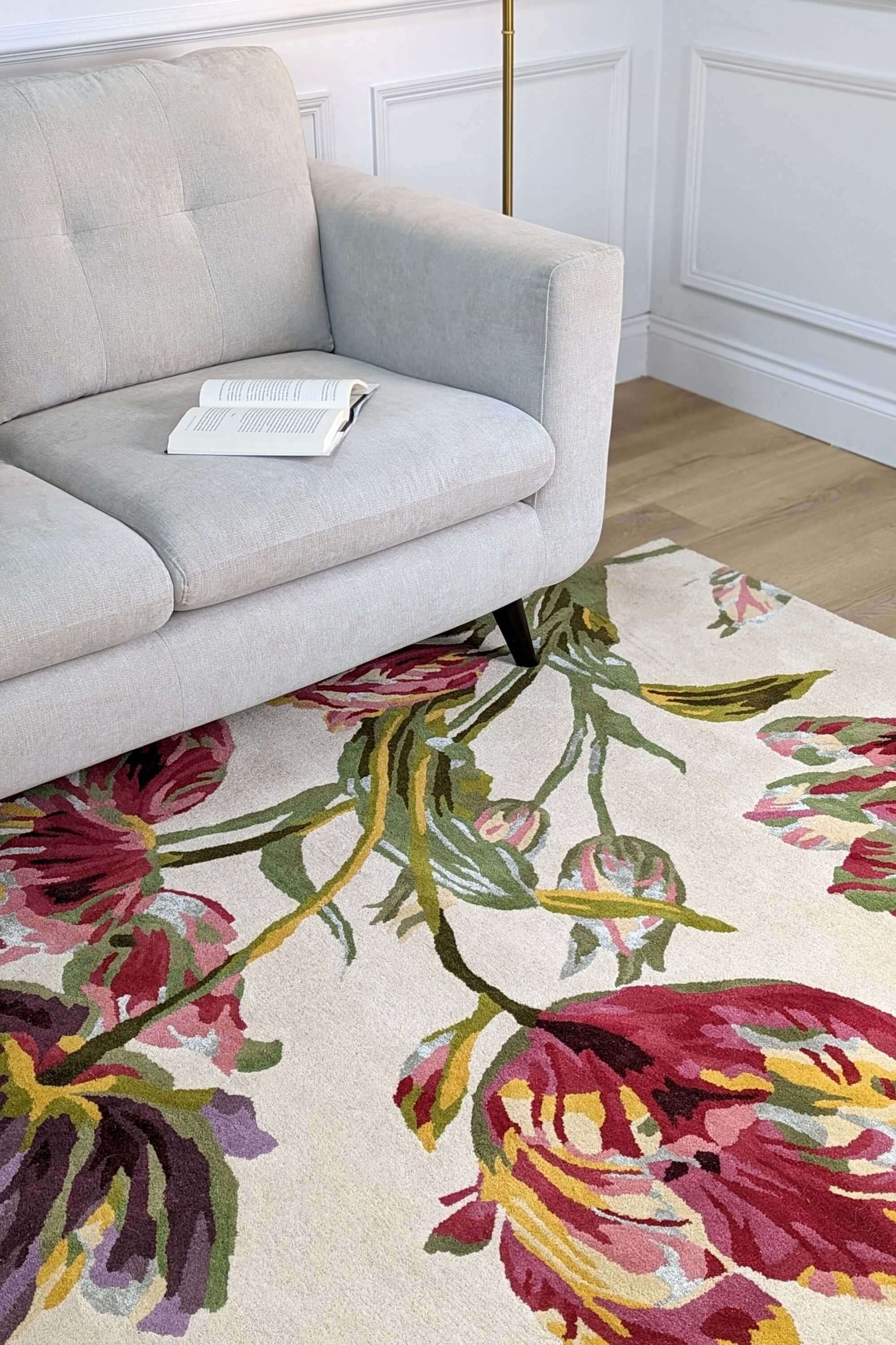 Gosford Cranberry Hand-Tufted Rug