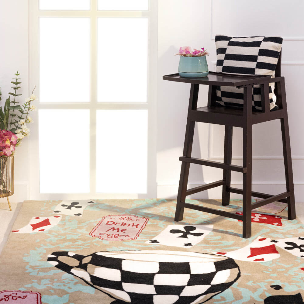 Tea Party Hand Tufted Kids Rug