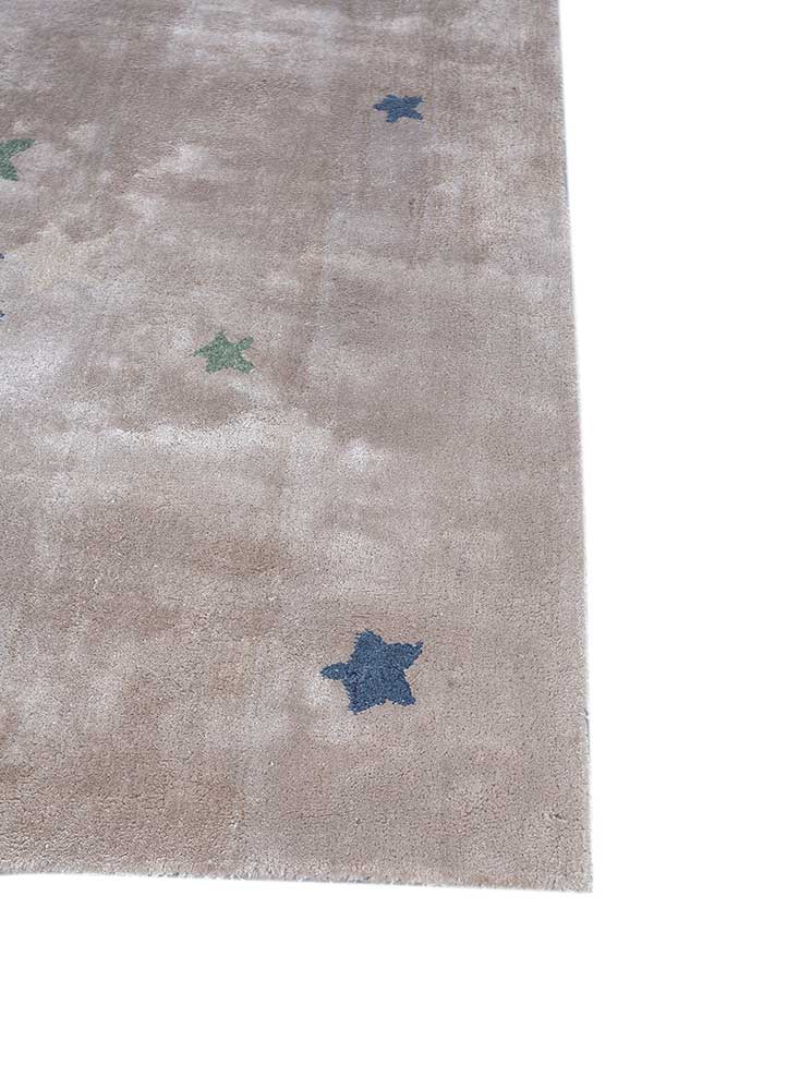 antique white/aqua foam tufted Rugs Kids
