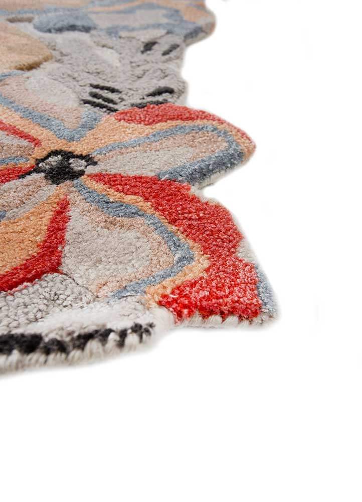 marble  Floral Hand Tufted Rug