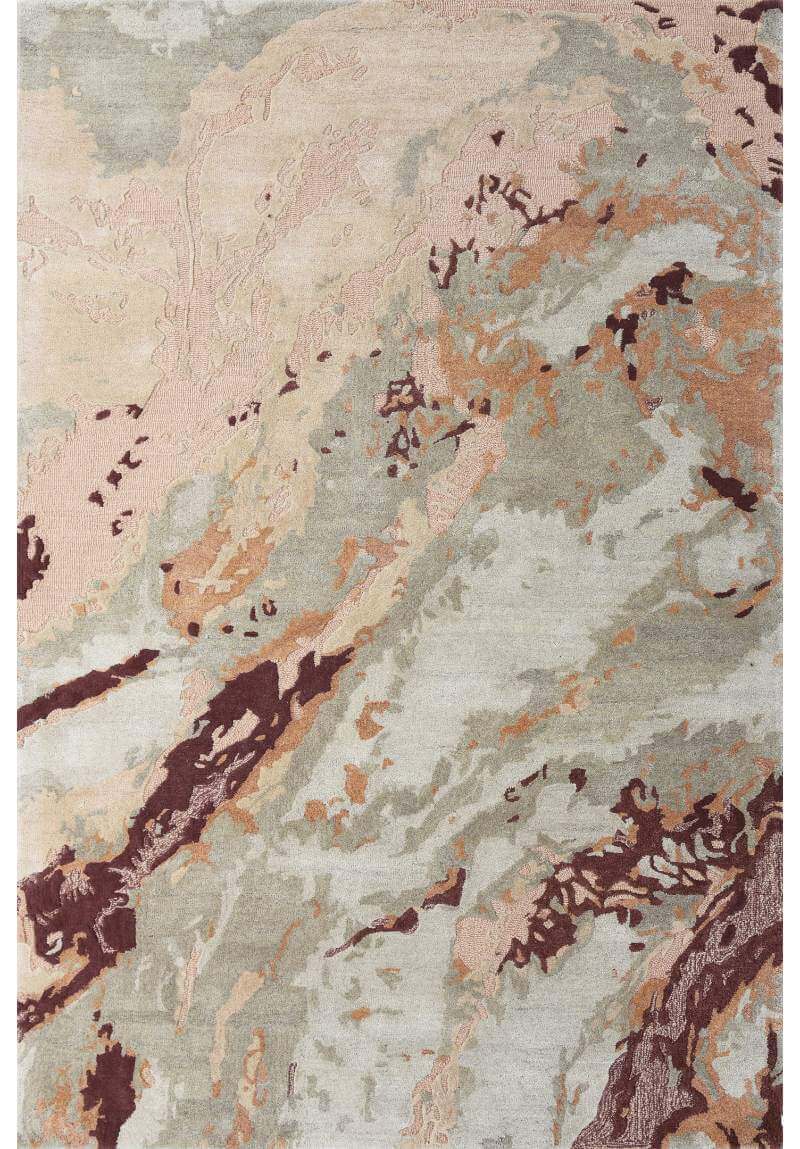 Peach fusion tufted Rug