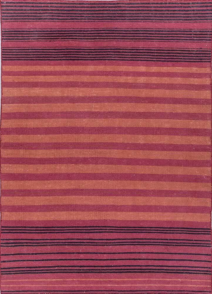 Deep Ruby/Rust Flat Weaves Rugs