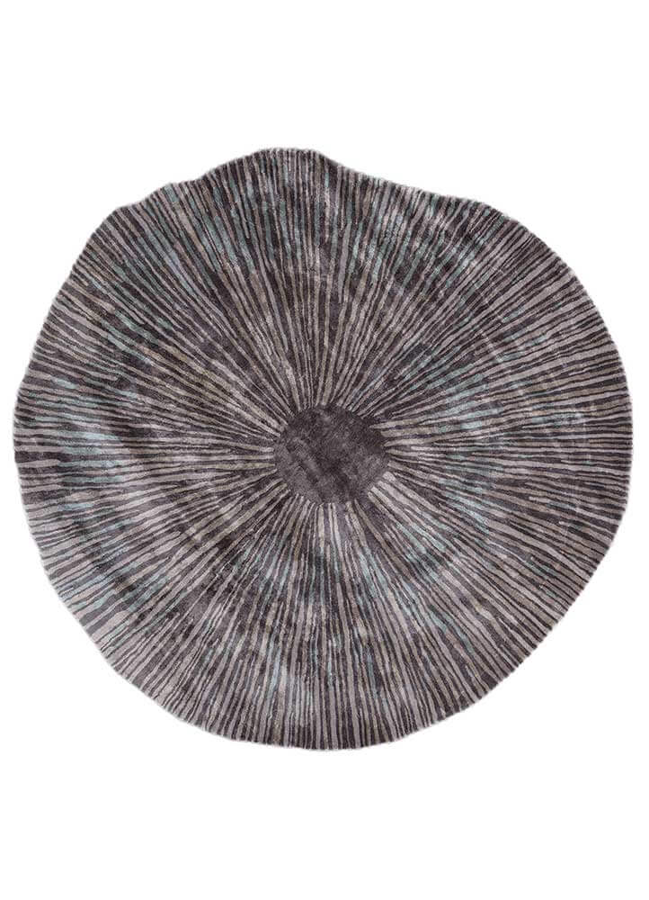 Liquorice/Sea Blue Hand Tufted Rugs