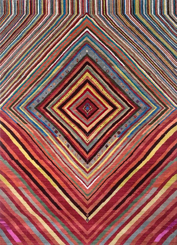 Outrageous Orange/Chili Pepper Moroccan Rug