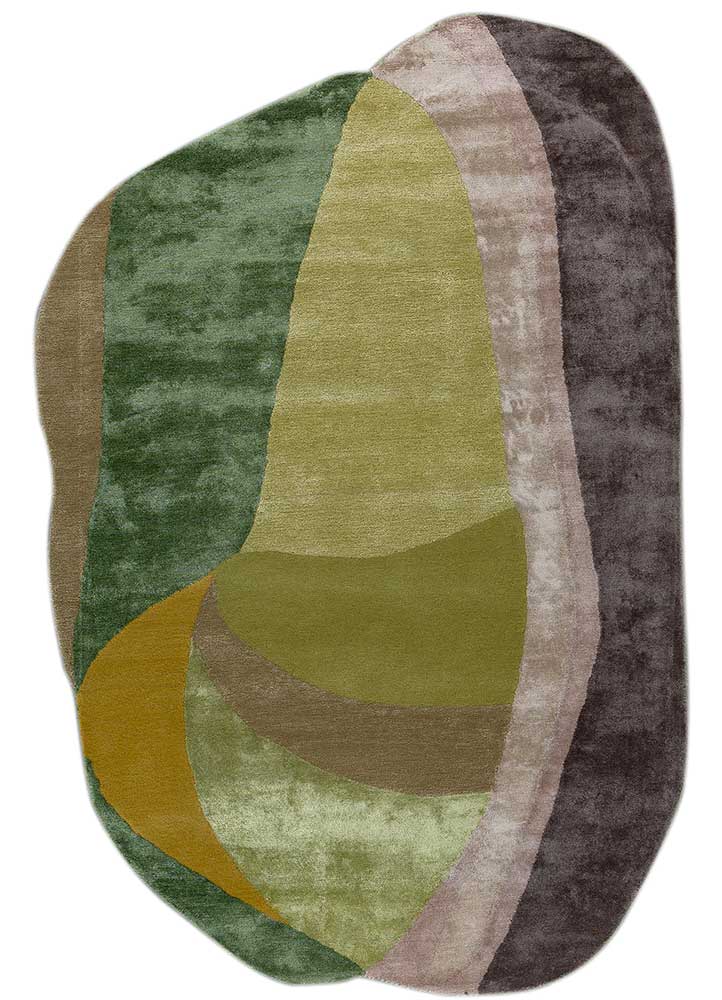Treetop/Lime Sherbet Hand Tufted Rug