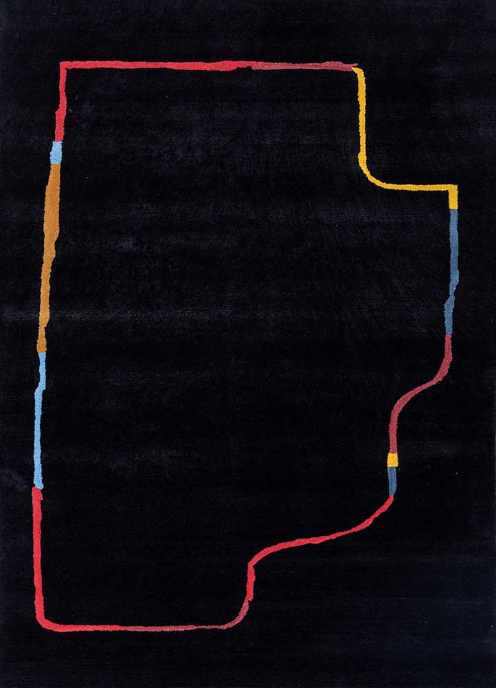 fiery red hand tufted Rugs