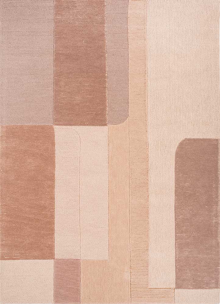 orange mandarin/deep orchid hand tufted Rugs