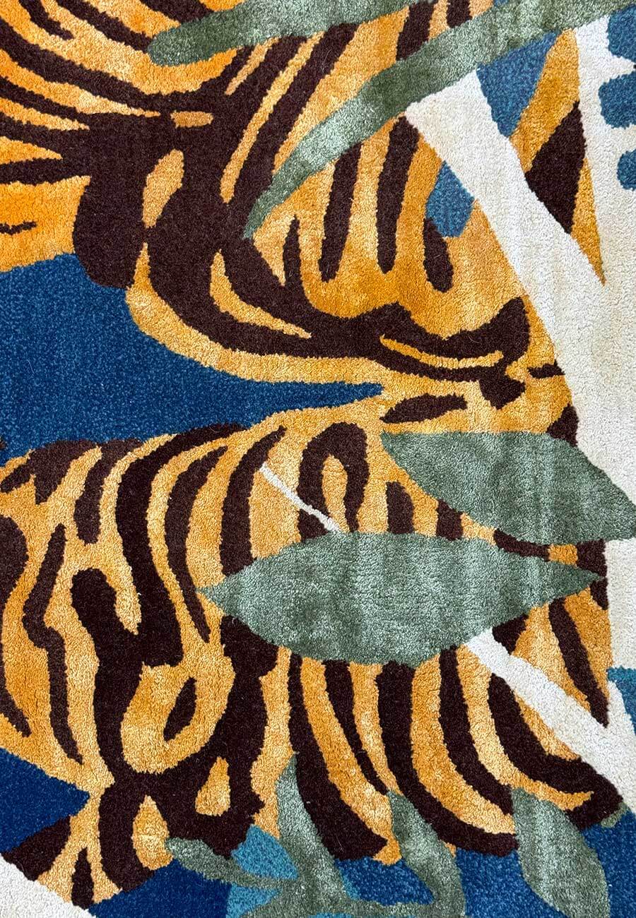 Hidden Tiger Hand-Tufted Kids Rug