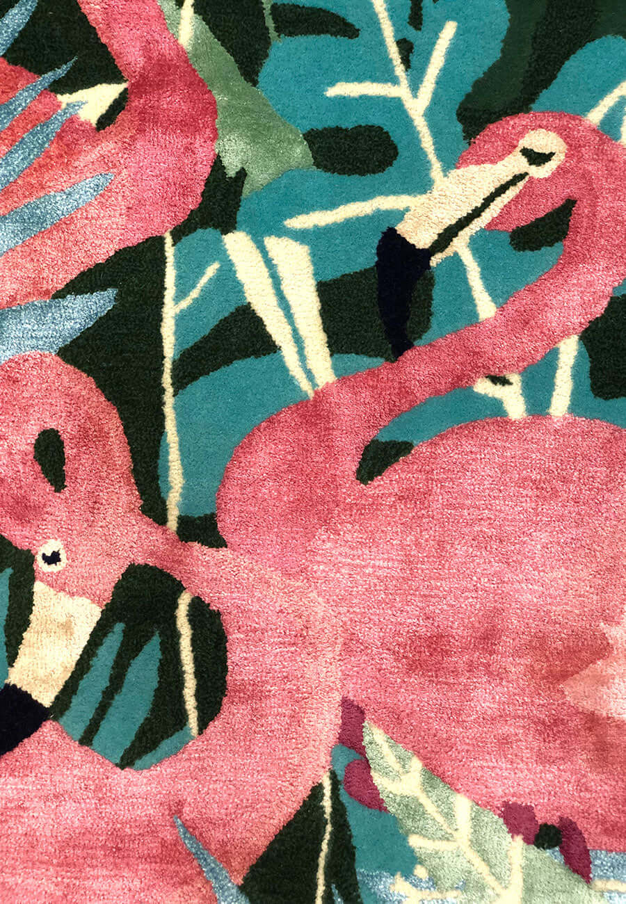 Flamingo Hand-Tufted Kids Rug