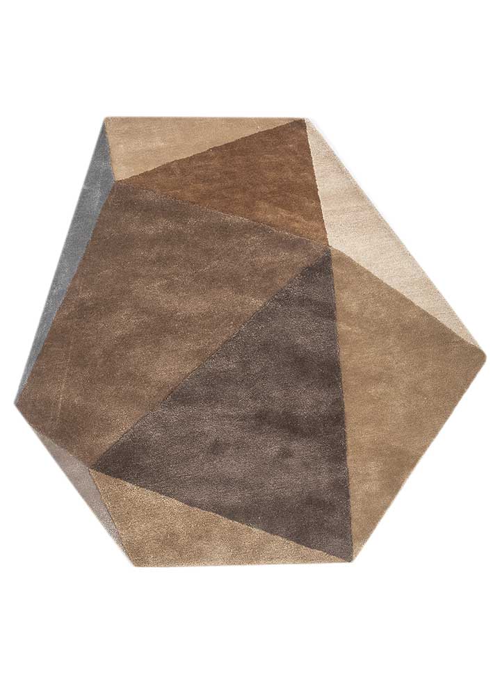 wood brown hand tufted Rugs