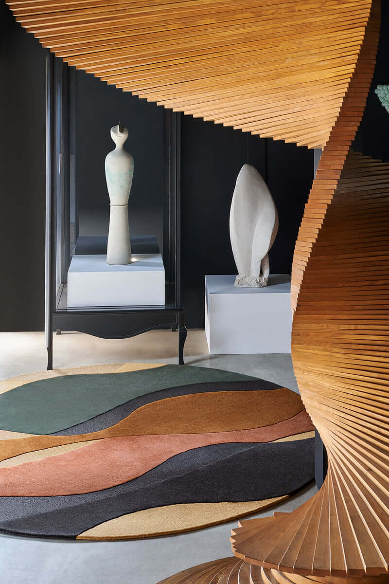 Autumn Reverie hand tufted Rug