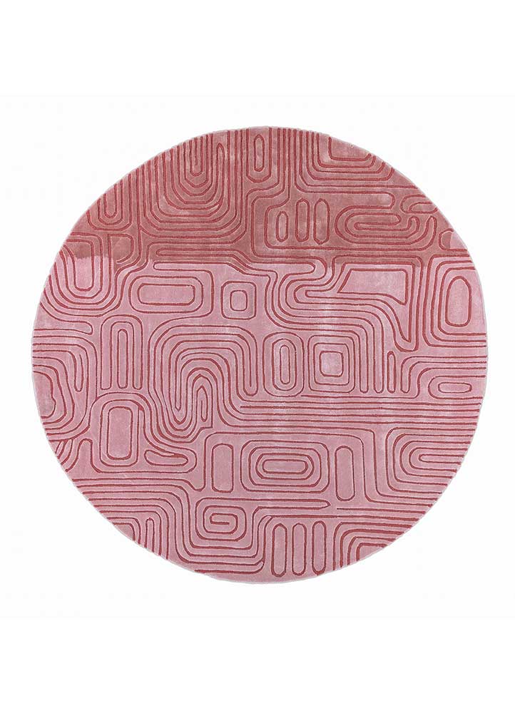 rose smoke hand tufted Rug