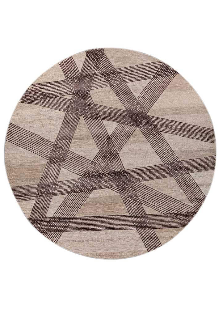 Smoked Brown Reverie hand tufted Rug