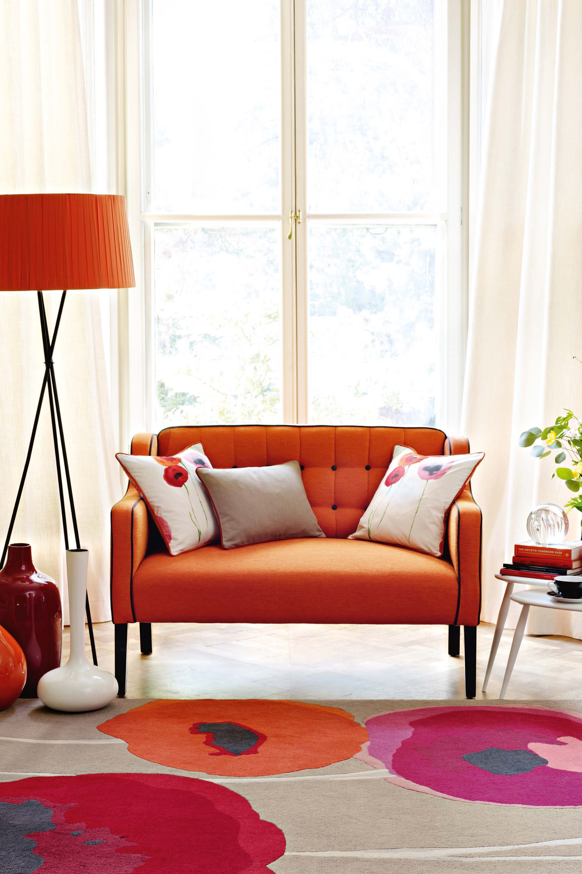 Poppies Floral Hand-Tufted Rug