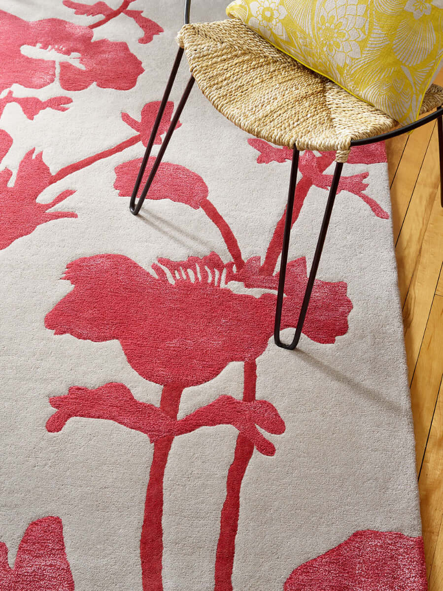 Florence Broadhurst Floral Hand-Tufted Rug
