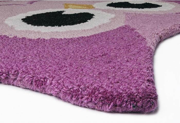 Pink Owl Kids Rug