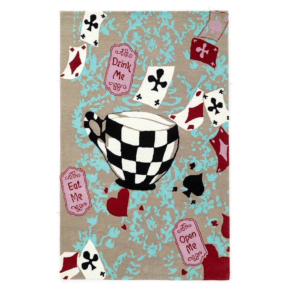 Tea Party Hand Tufted Kids Rug