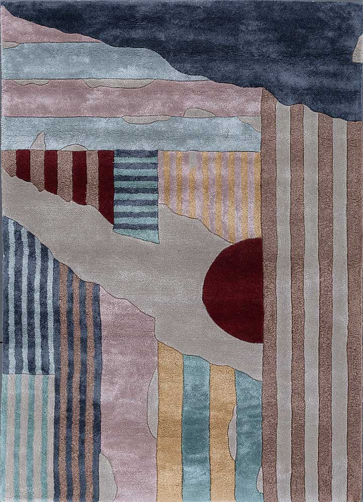 deep blue hand tufted kids Rugs