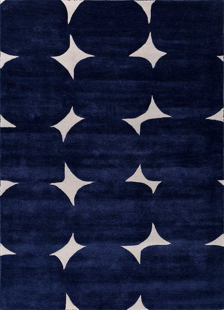 deep navy hand tufted kids Rugs