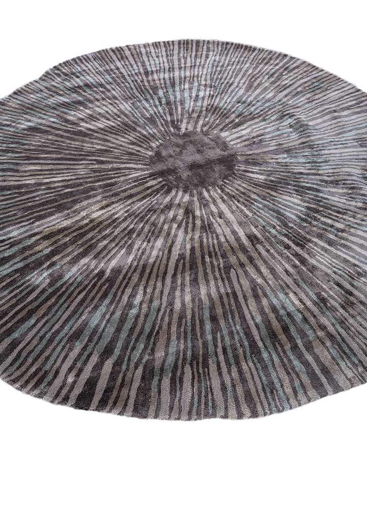 Liquorice/Sea Blue Hand Tufted Rugs