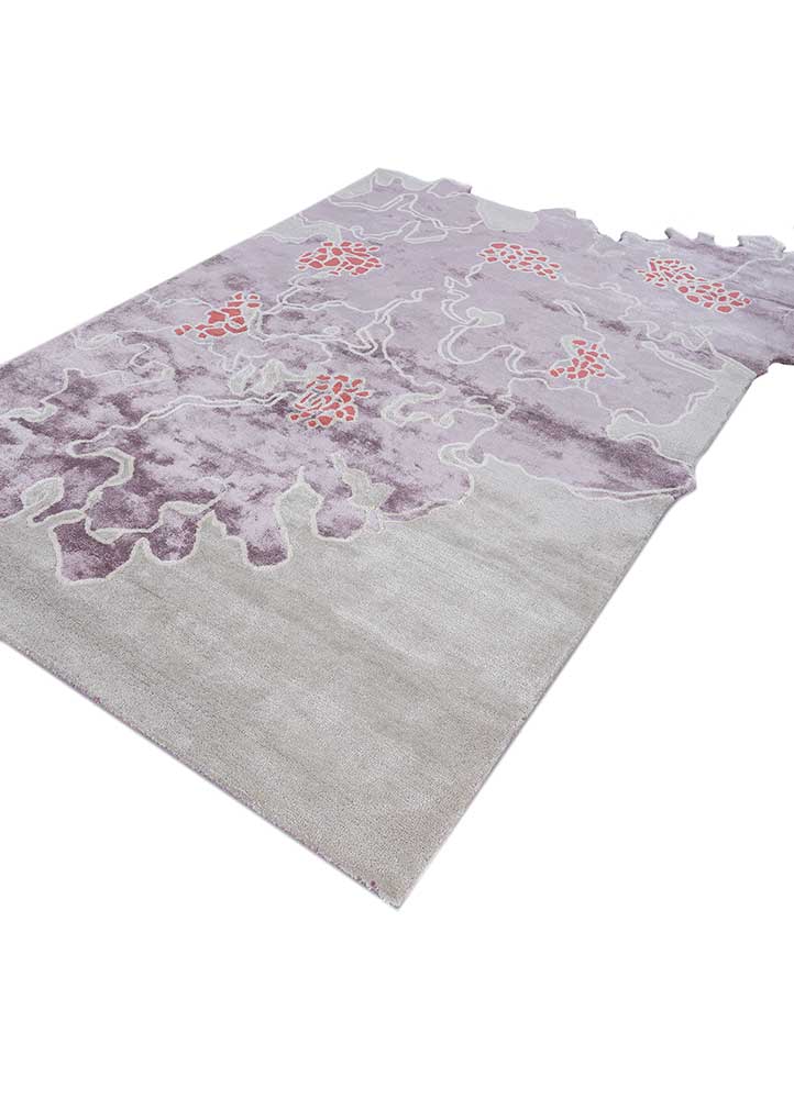 Mauve/Classic Gray Hand Tufted Rug