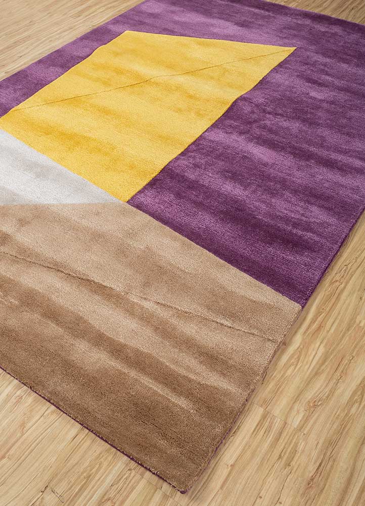 dark purple hand tufted Rugs