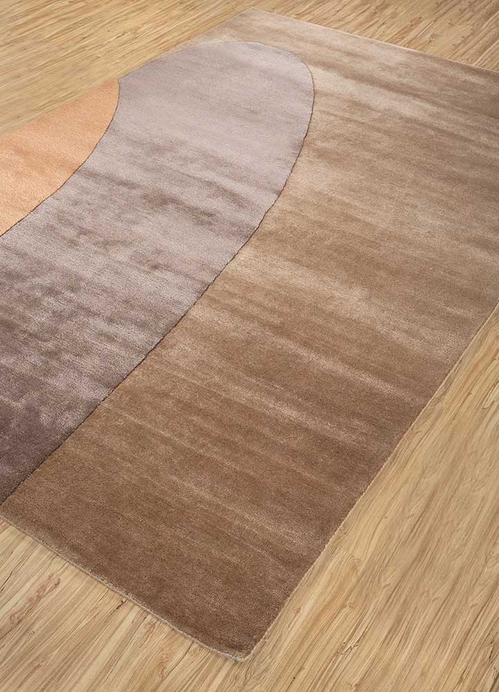 light peach hand tufted Rugs