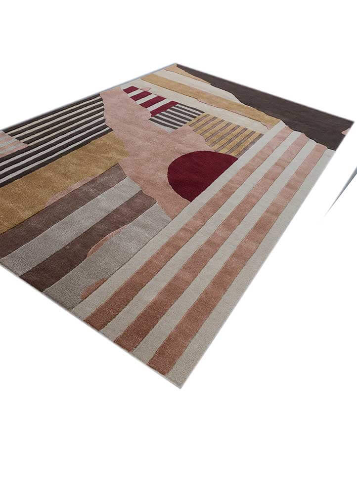 Tint & Deep Charcoal Hand-Tufted Rug