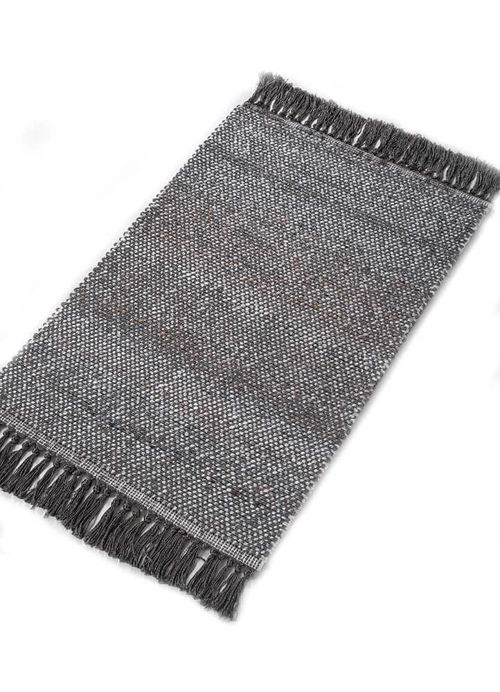 Green & Mauve Hand Loom Rug