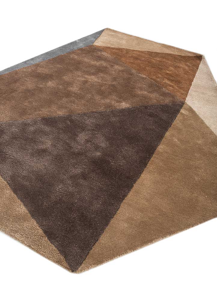 wood brown hand tufted Rugs