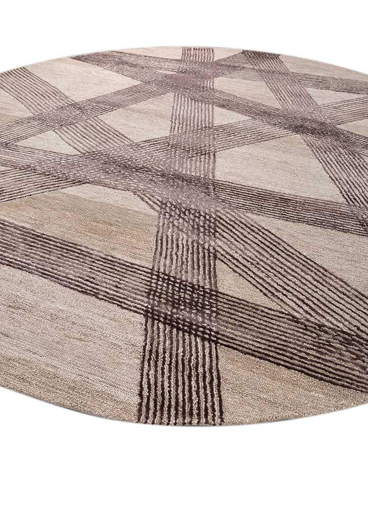 Smoked Brown Reverie hand tufted Rug