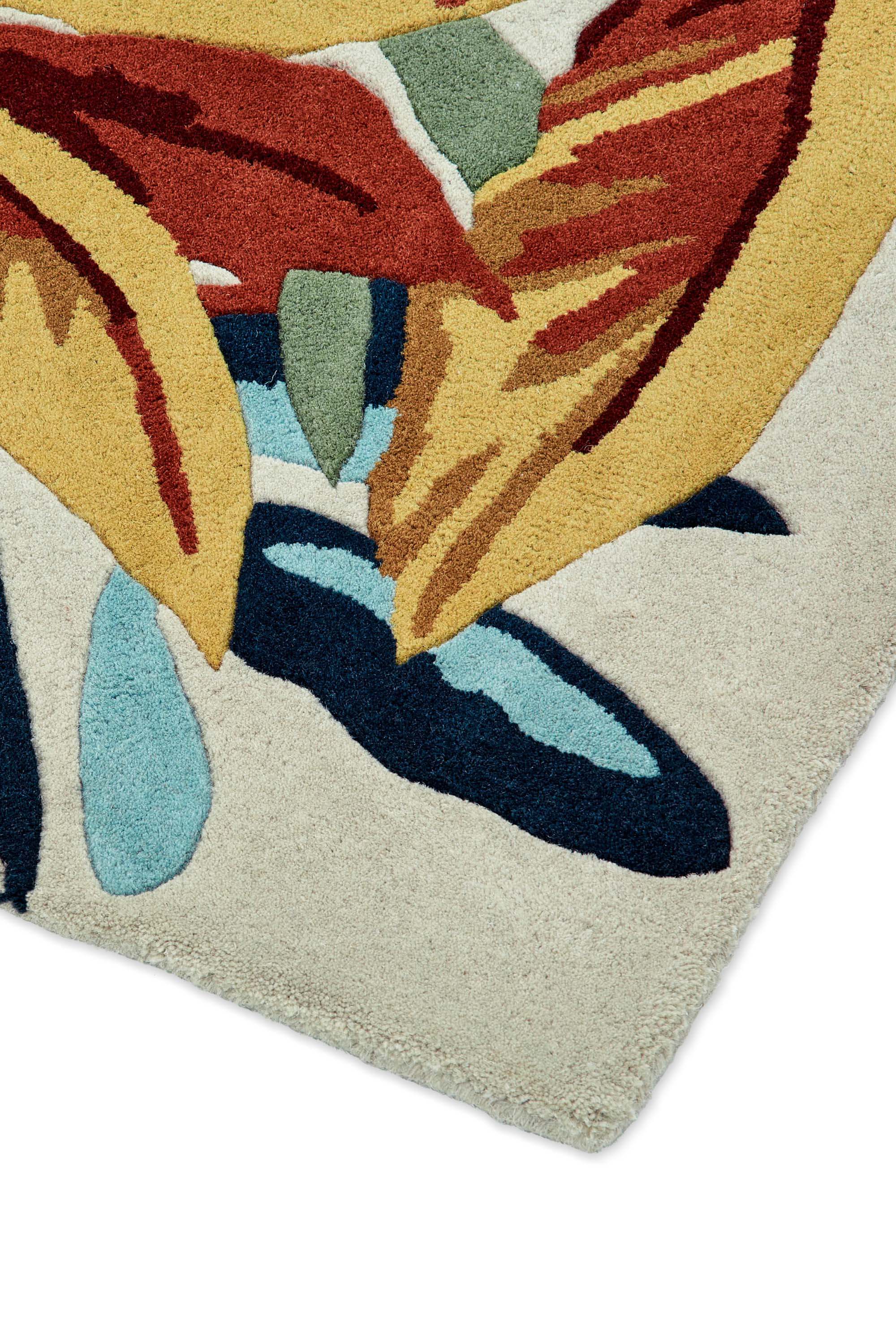 Wood Russet Brown Hand-Tufted Rug