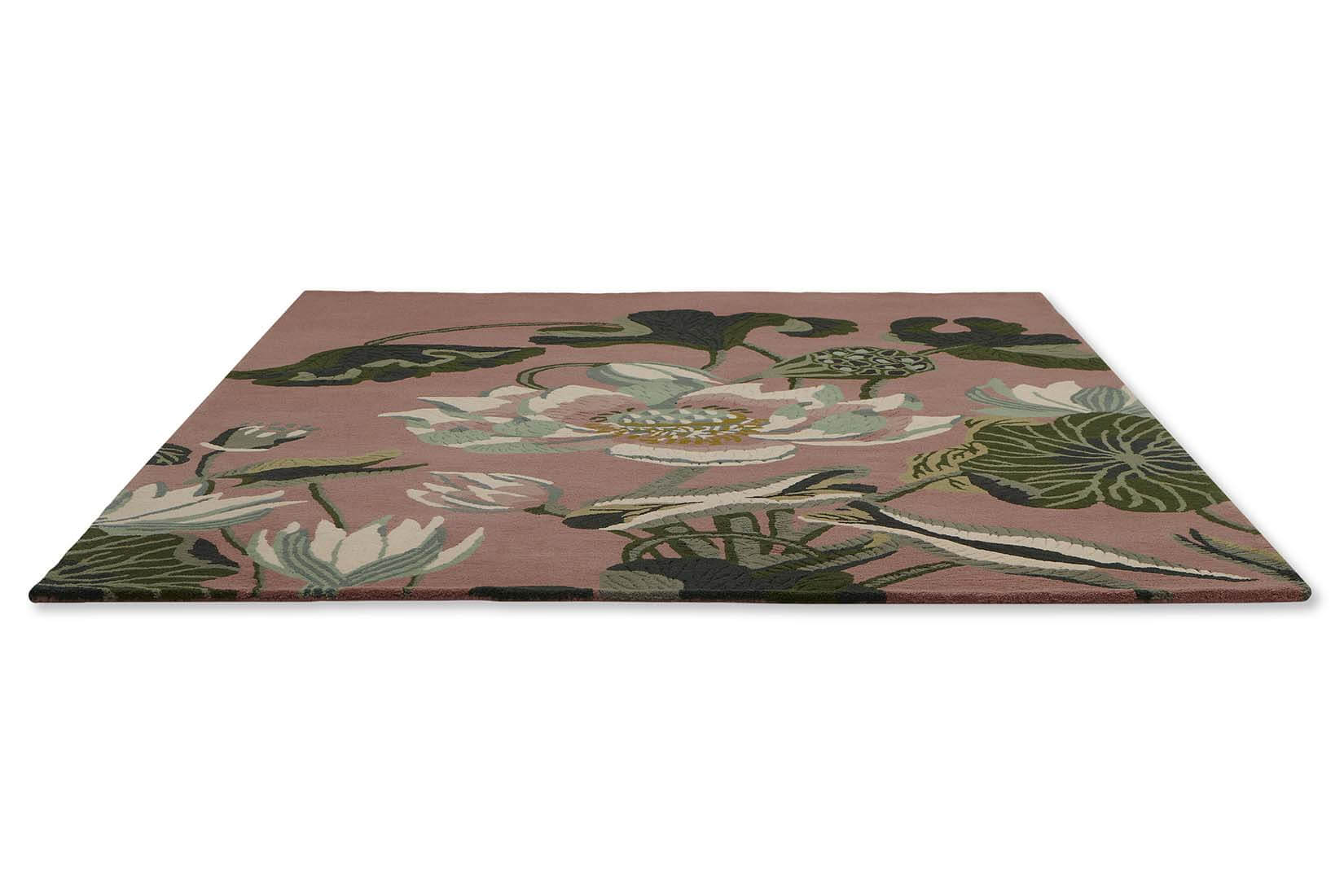 Dusty Rose Hand-Tufted Rug