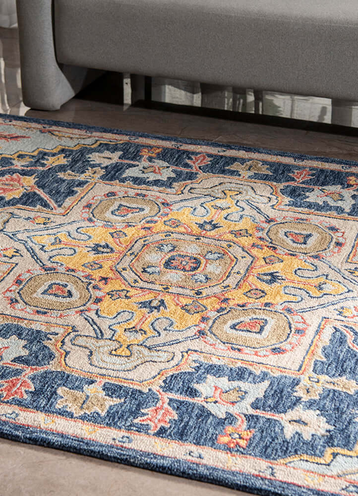 Azure Serenity Wool Rug