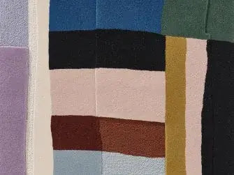 Chromatic Stride Hand-Tufted Rug