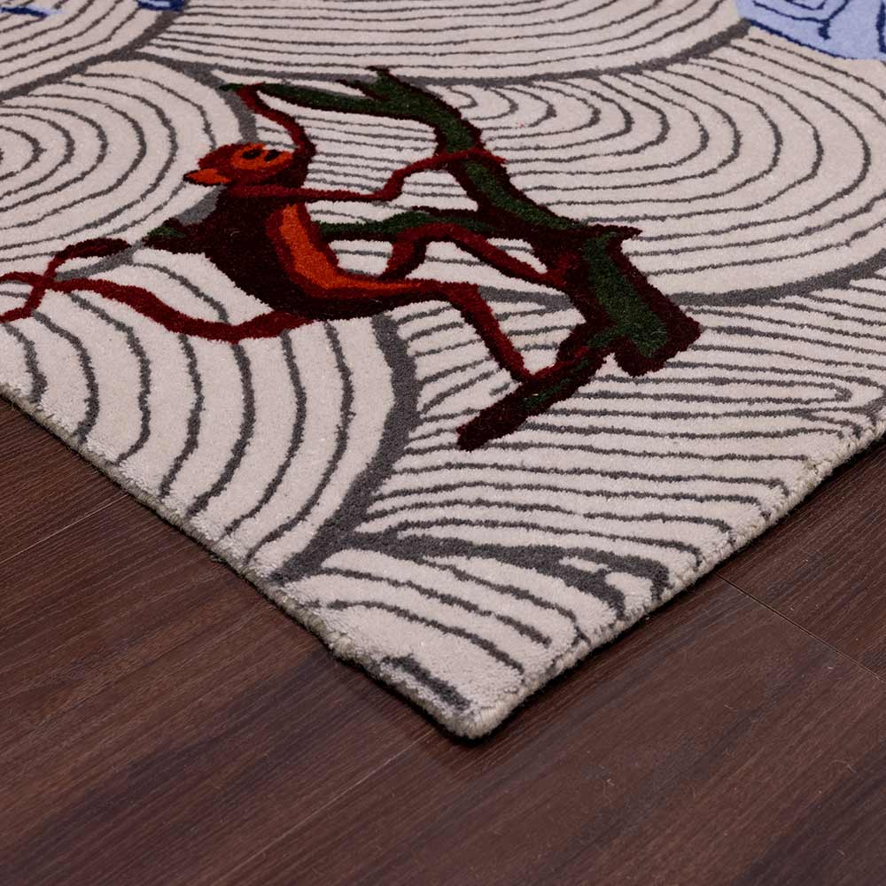 Monkey Do Hand Tufted Kids Rug