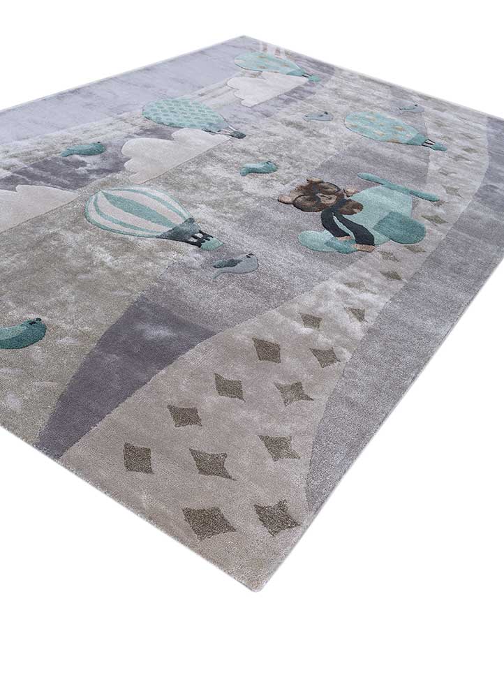 nickel/ashwood hand tufted Rugs Kids