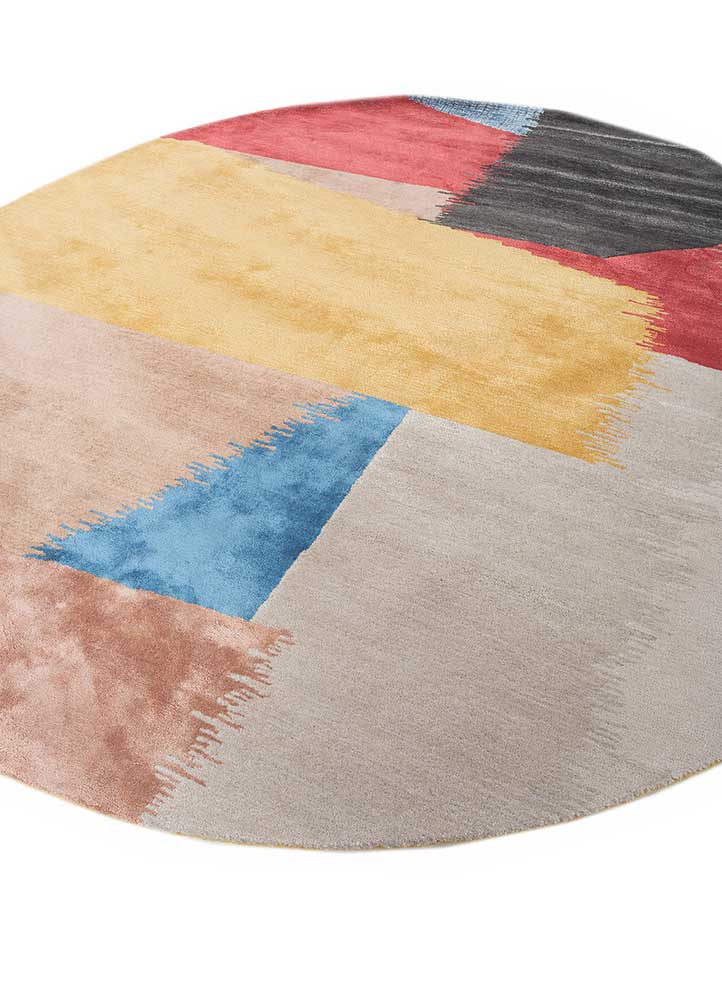 saffron/salsa hand tufted Rug