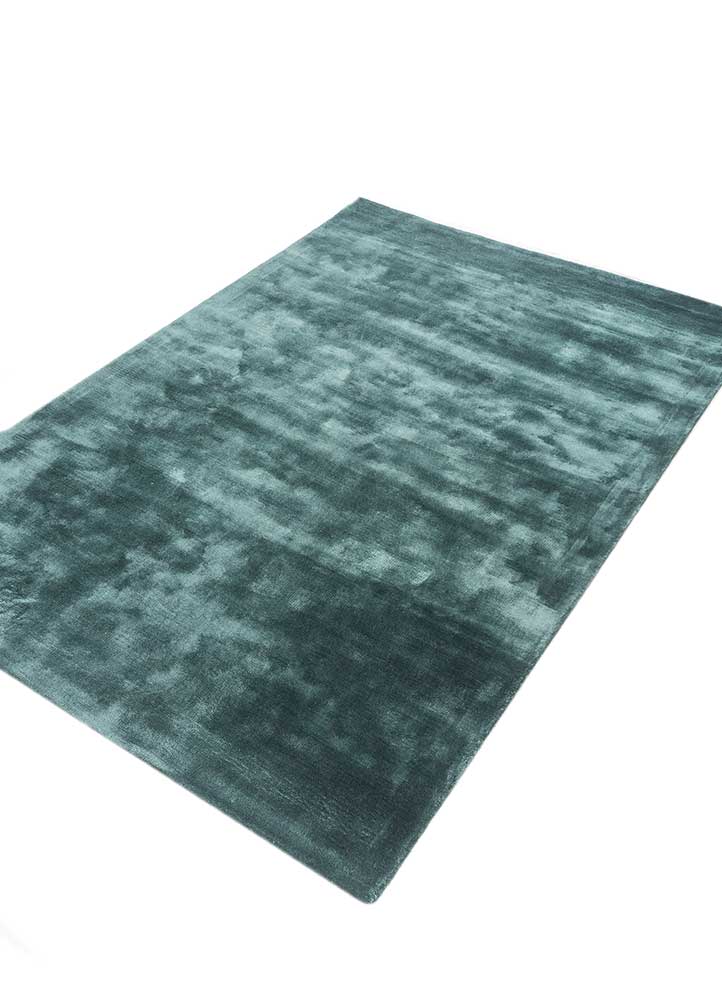 peacock blue Hand Loom Rugs