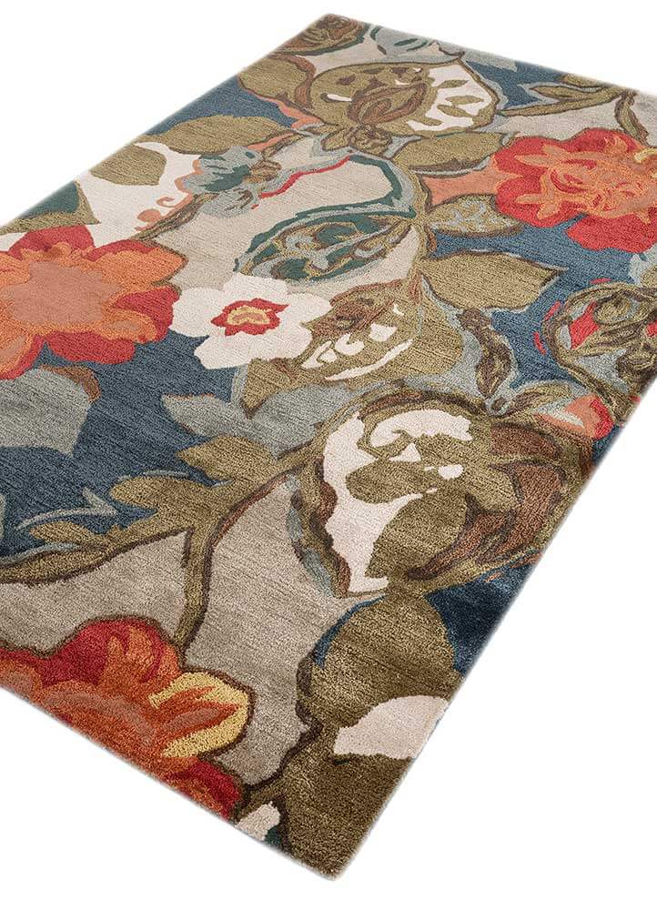 silver gray Hand Tufted Rug