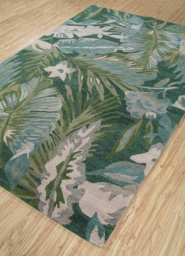 pine needle/treetop Hand Tufted Rug