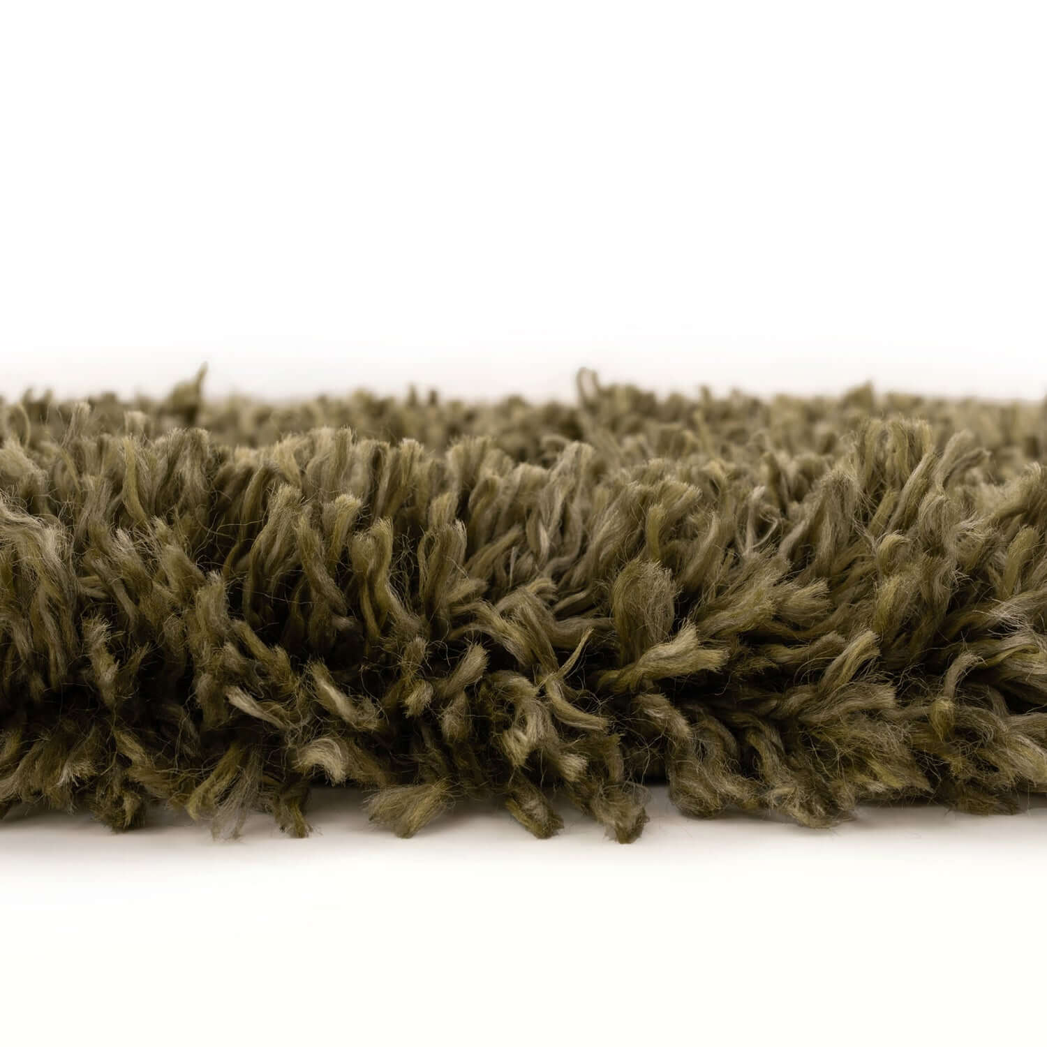 Super Soft Luxury Olive Green Shaggy Rug
