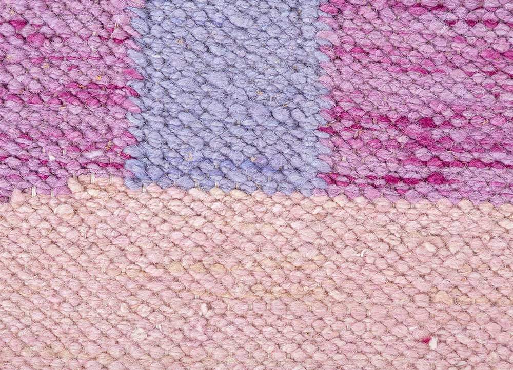 Burnished Lilac / Pink Tint Flat Weaves Rugs